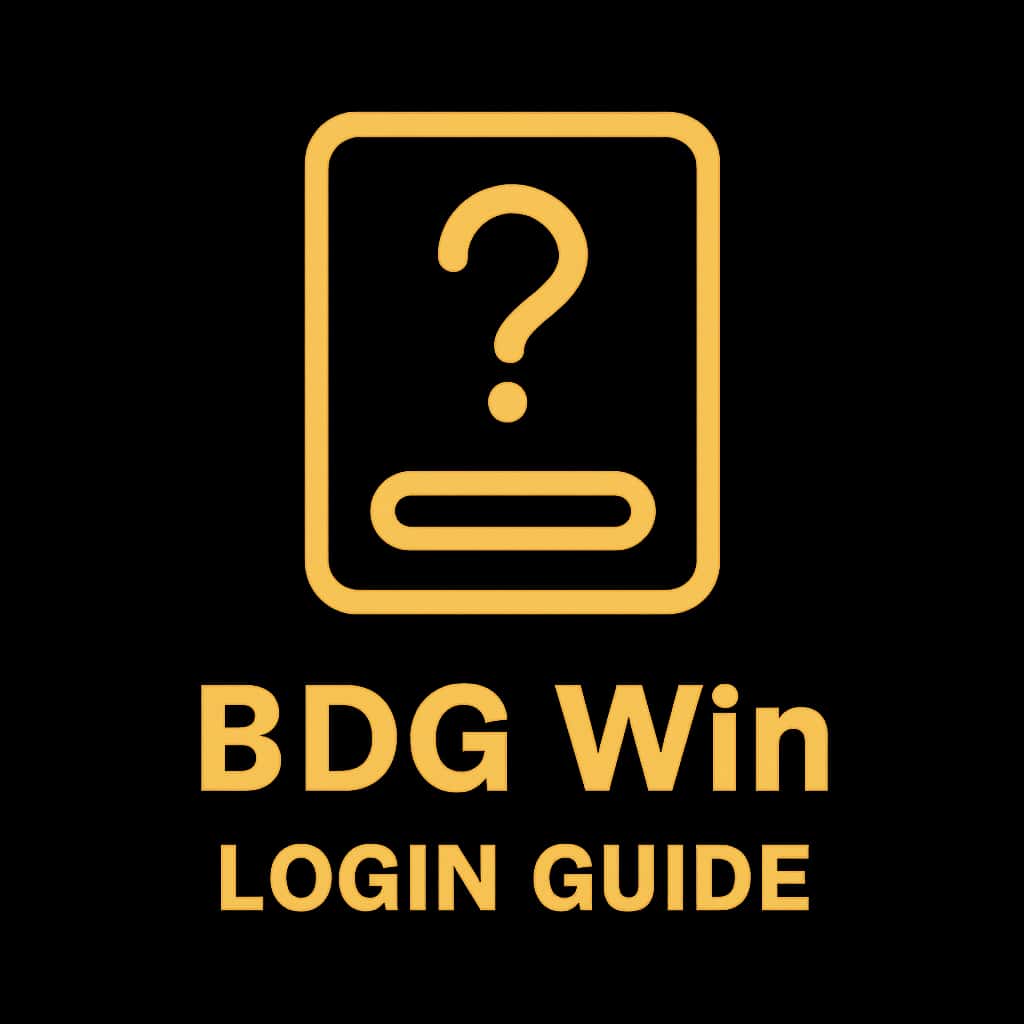 Icon representing the BDG Win Login Guide.