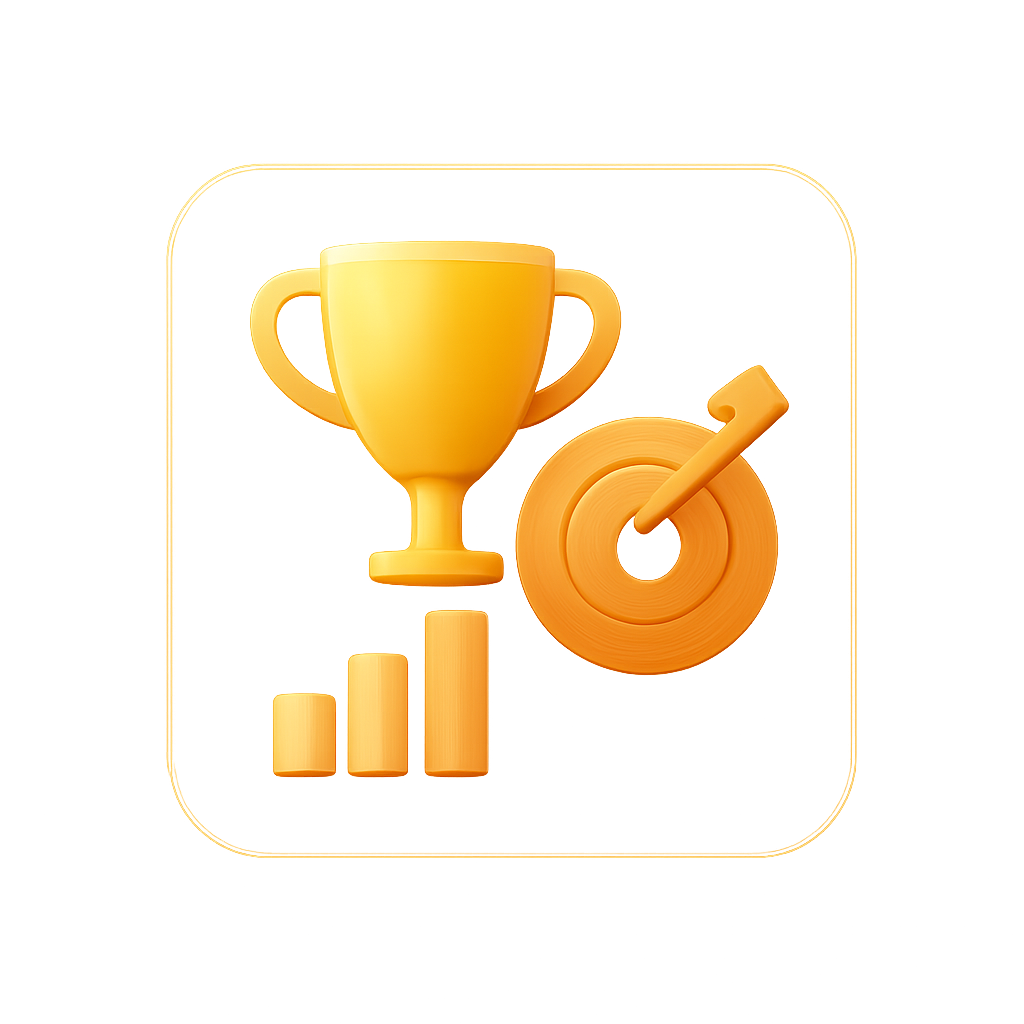 An icon symbolizing BDG Win's compatibility with iOS, designed in a modern style.