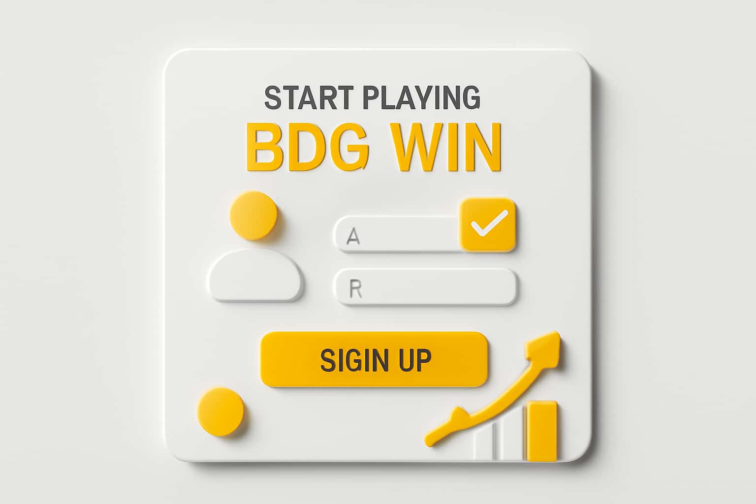 Start Playing BDG Win - Sign Up Interface