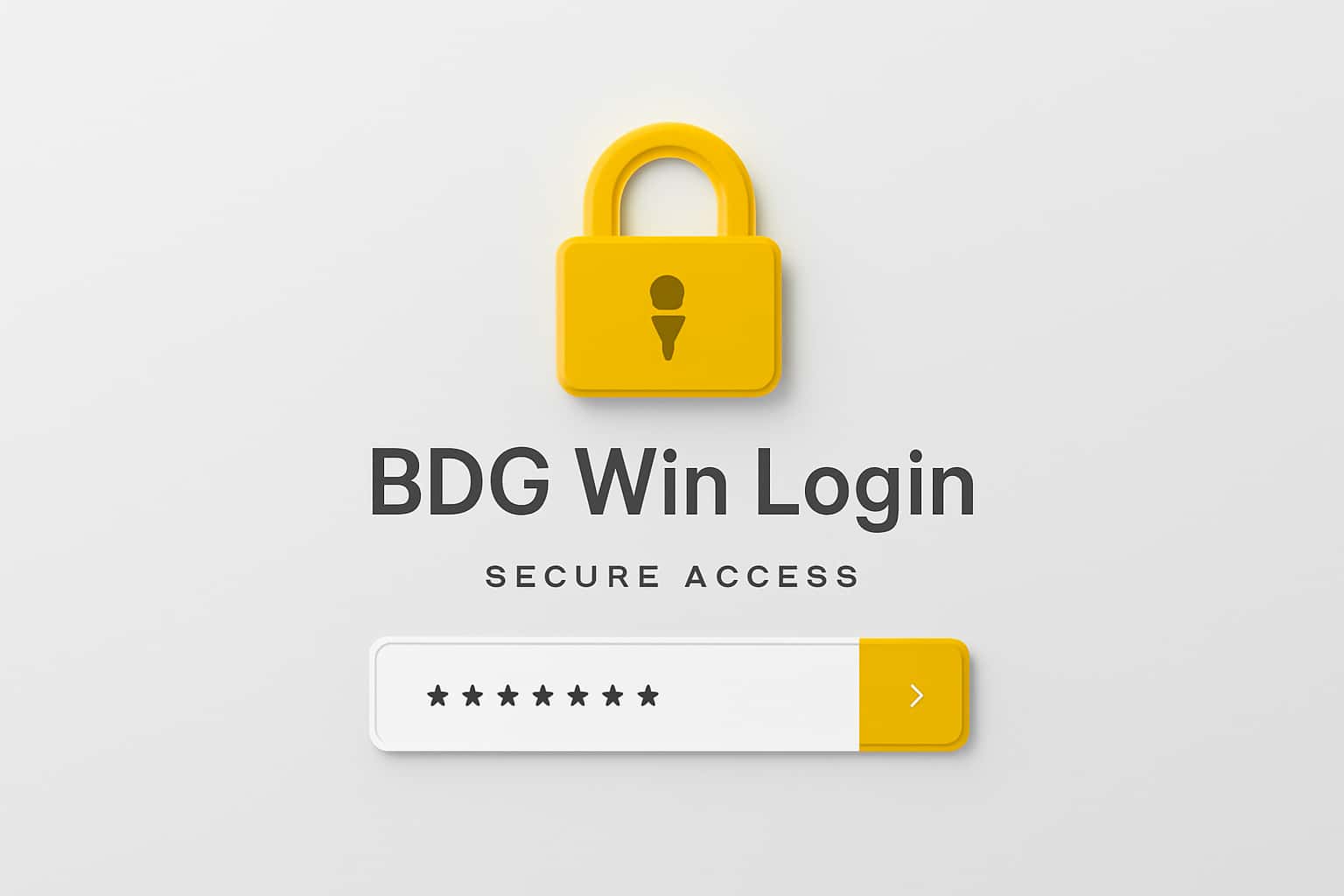 BDG Win Login - Secure Access Interface