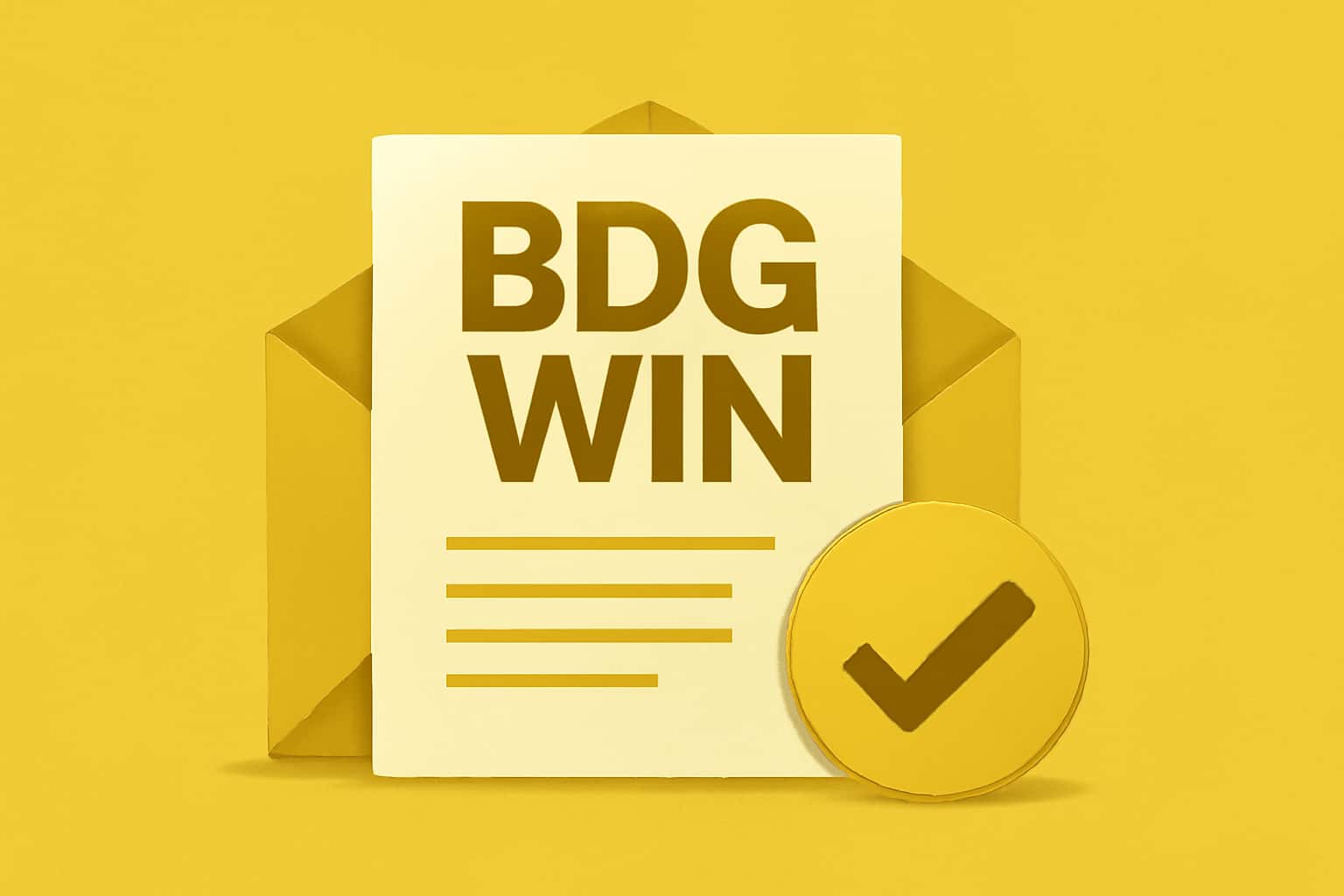 An informational scene depicting BDG Win Notices with a futuristic design.
