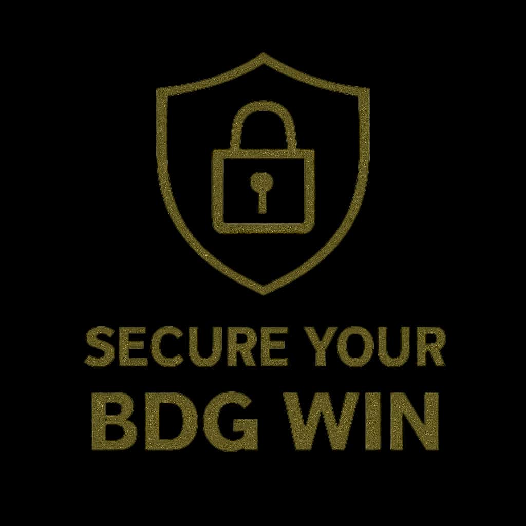 An icon representing BDG Win account security.